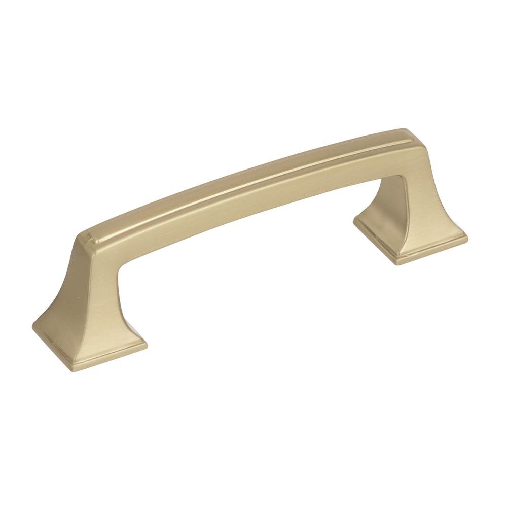 Amerock Mulholland 3 in (76 mm) Center-to-Center Golden Champagne Cabinet Pull