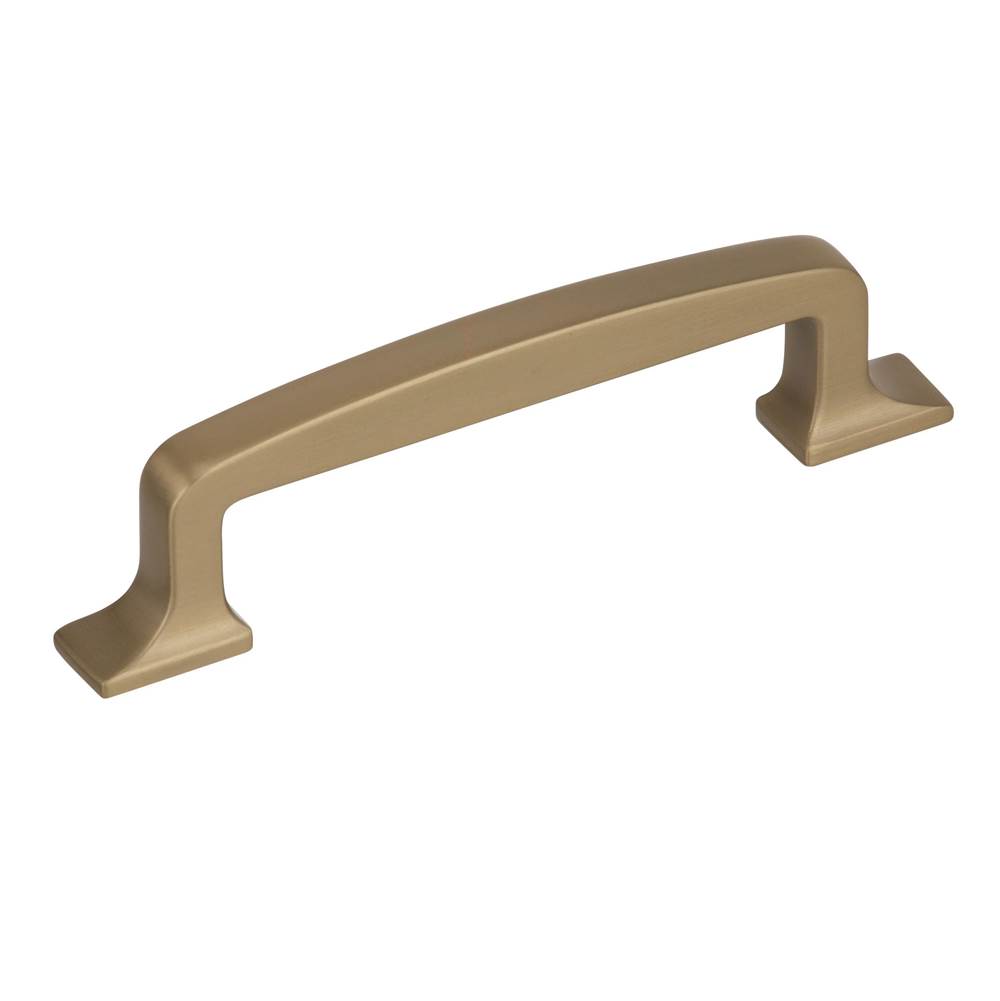 Amerock Westerly 3-3/4 in (96 mm) Center-to-Center Golden Champagne Cabinet Pull