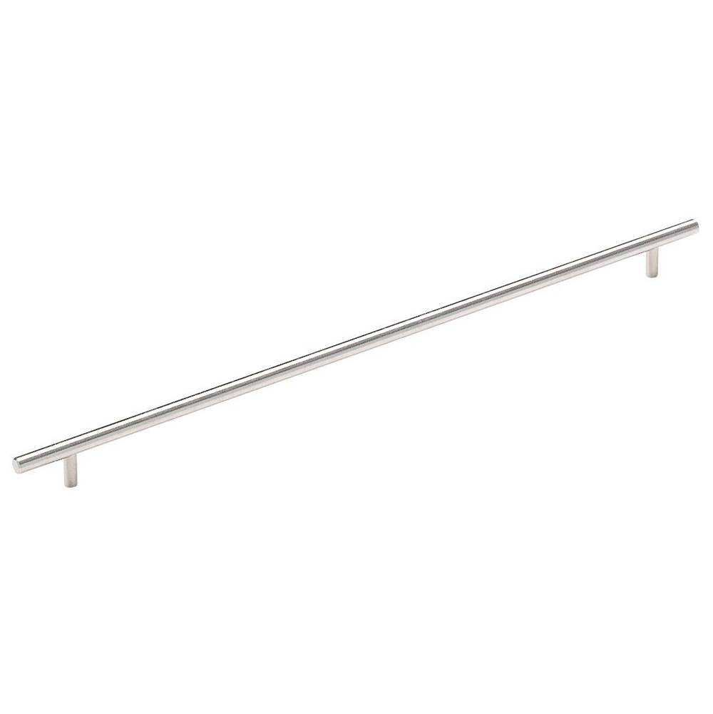 Amerock Bar Pulls 18-7/8 in (480 mm) Center-to-Center Sterling Nickel Cabinet Pull