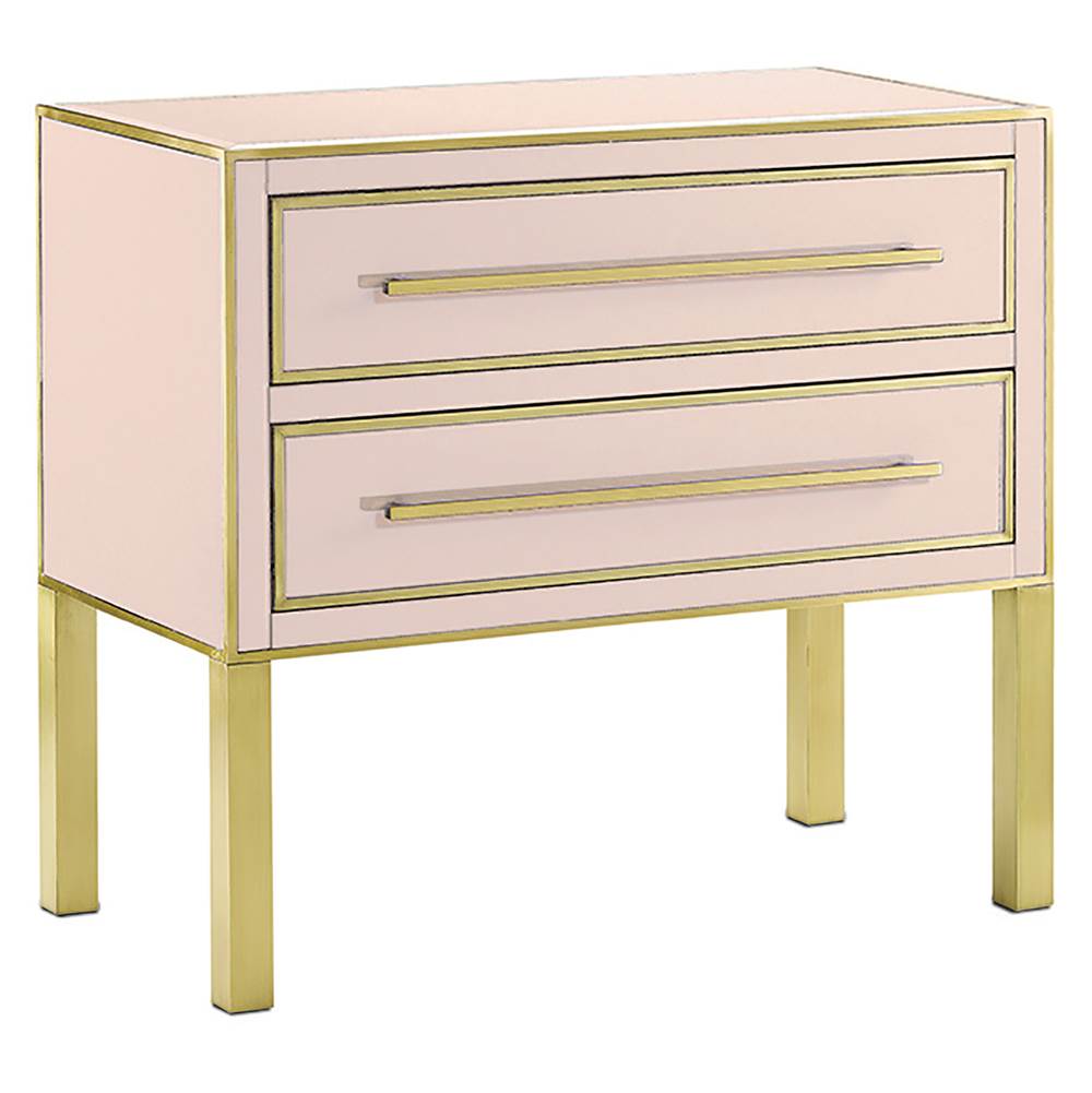 Currey And Company Arden Pink Chest