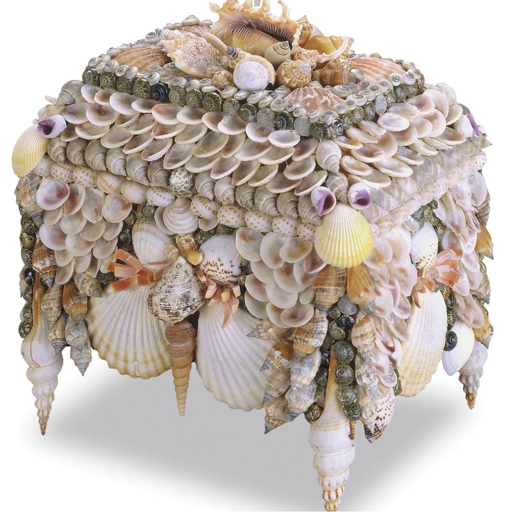 Currey And Company Boardwalk Shell Jewelry Box