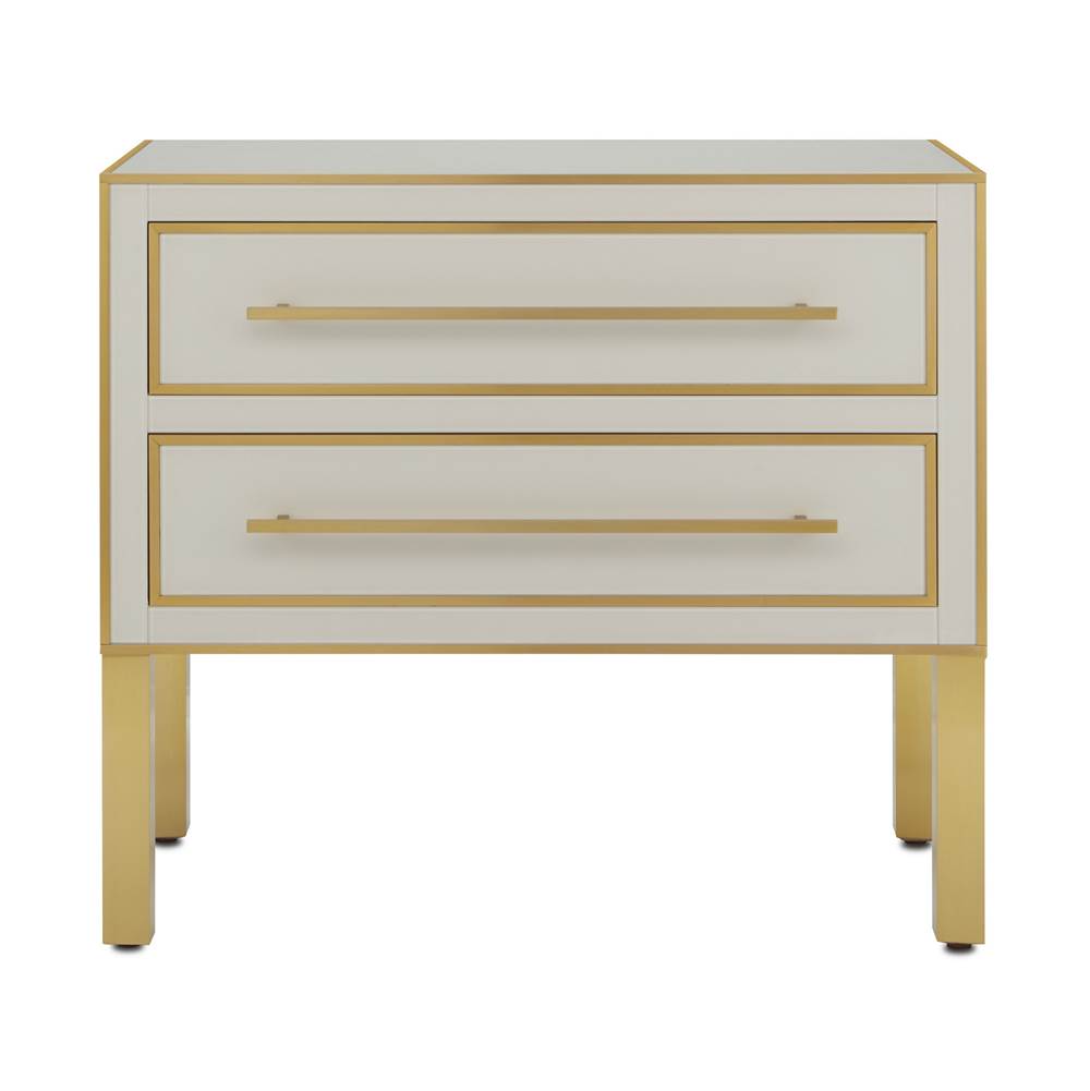Currey And Company Arden Ivory Chest