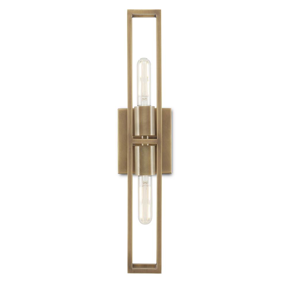 Currey And Company Bergen Brass Wall Sconce