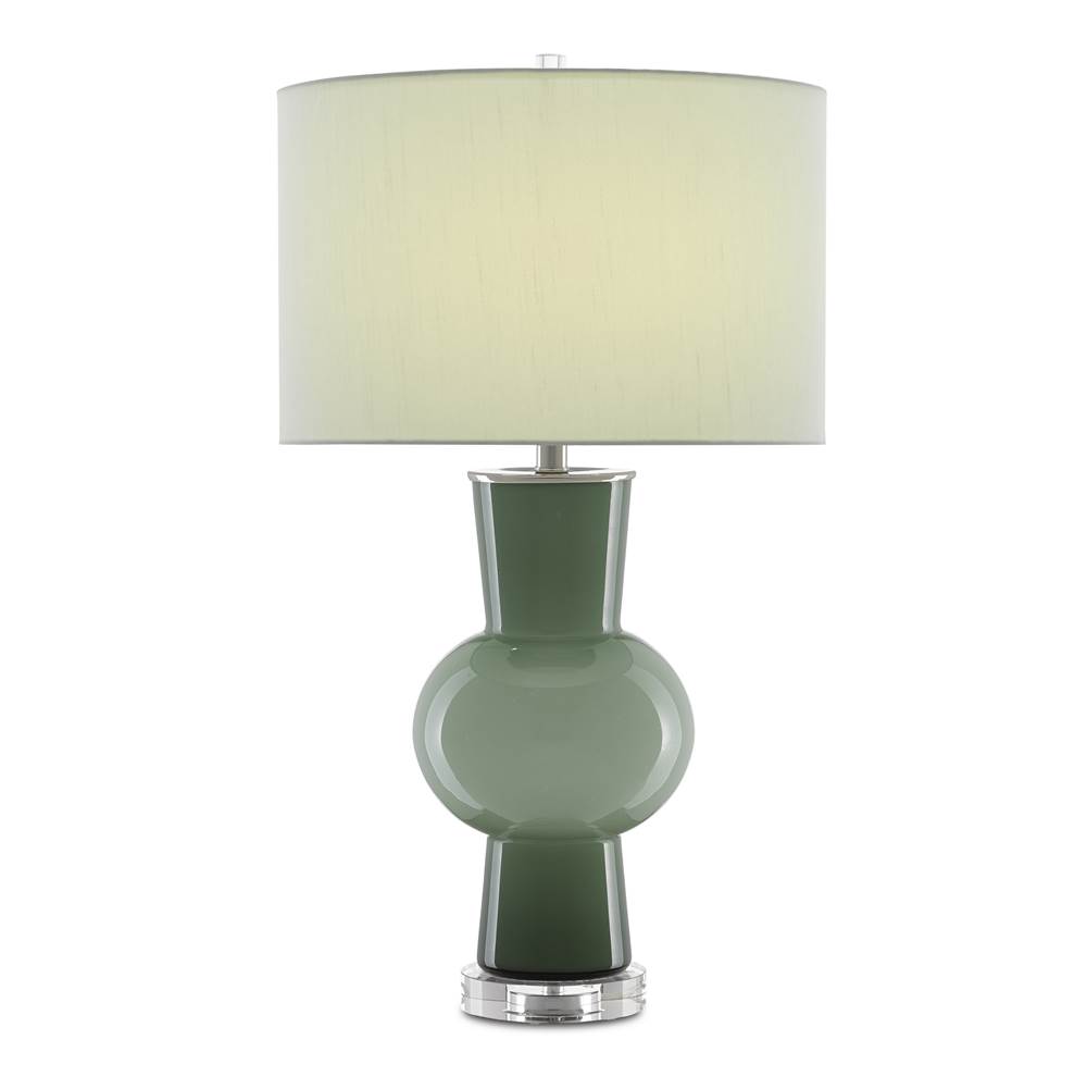 Currey And Company Duende Green Table Lamp