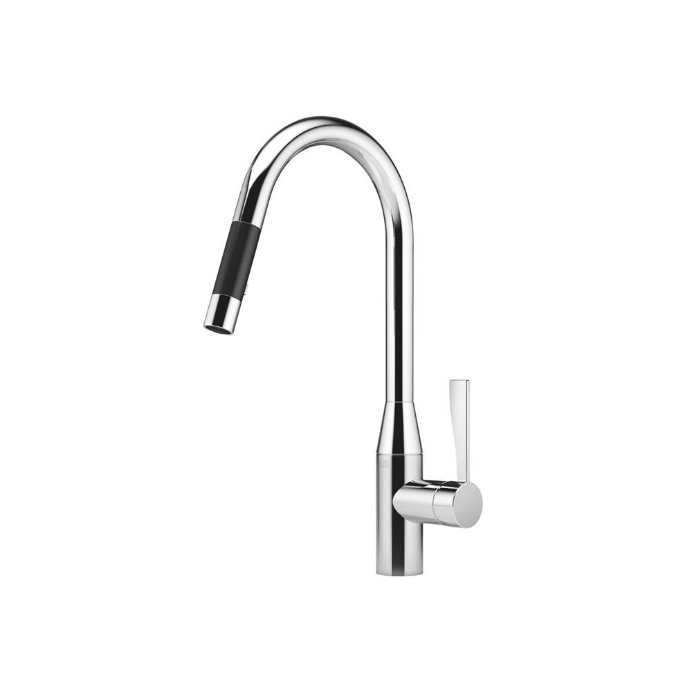 Dornbracht Single-Lever Mixer Pull-Down With Spray Function In Brushed Durabrass