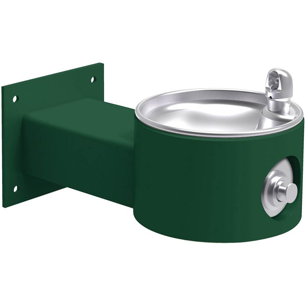 Elkay Outdoor Fountain Wall Mount Non-Filtered, Non-Refrigerated Freeze Resistant Evergreen
