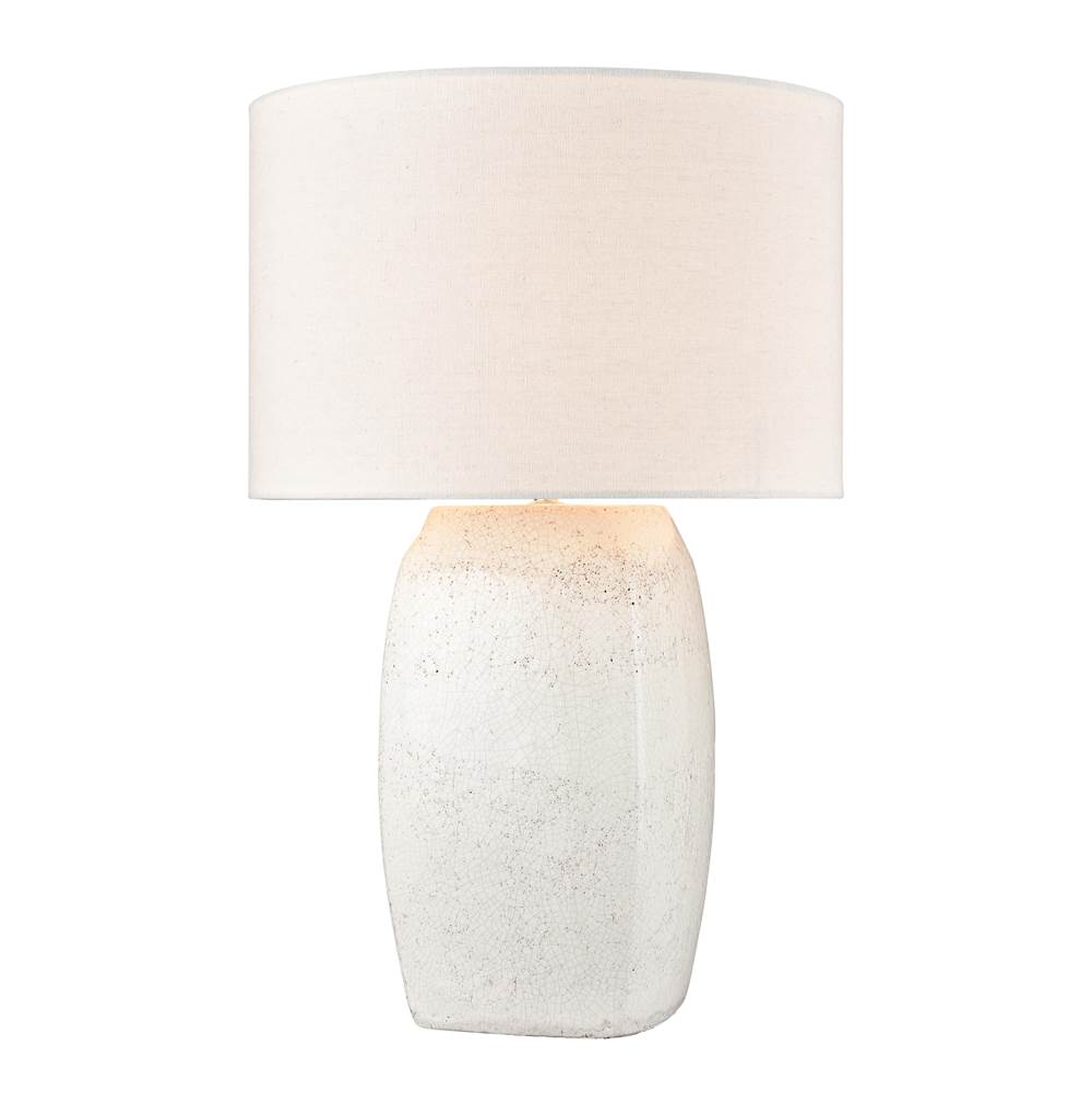 Elk Home Abbeystead 23'' High 1-Light Table Lamp - White