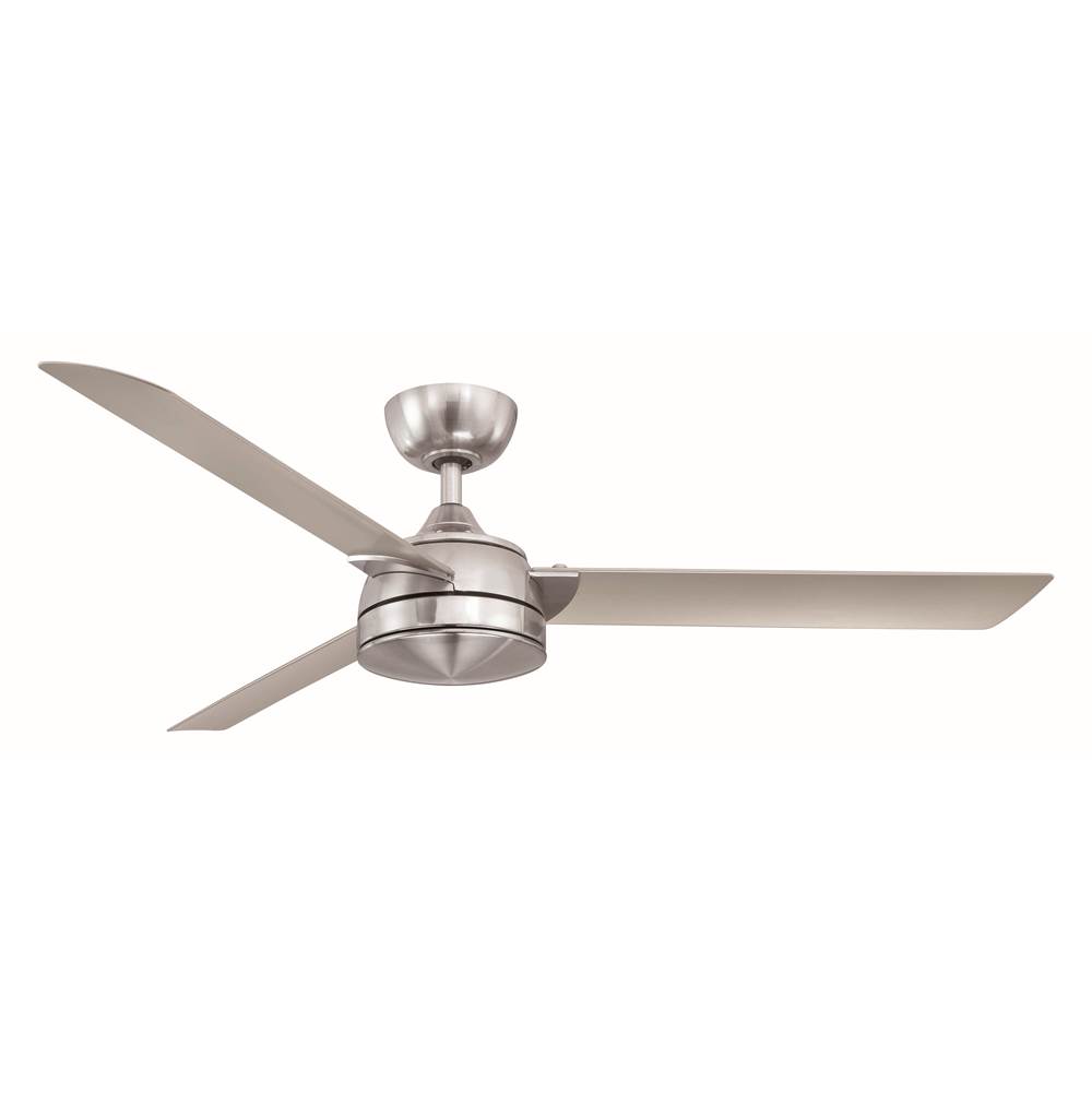 Fanimation Xeno Damp- 56 inch - Brushed Nickel with Brushed Nickel Blades and LED