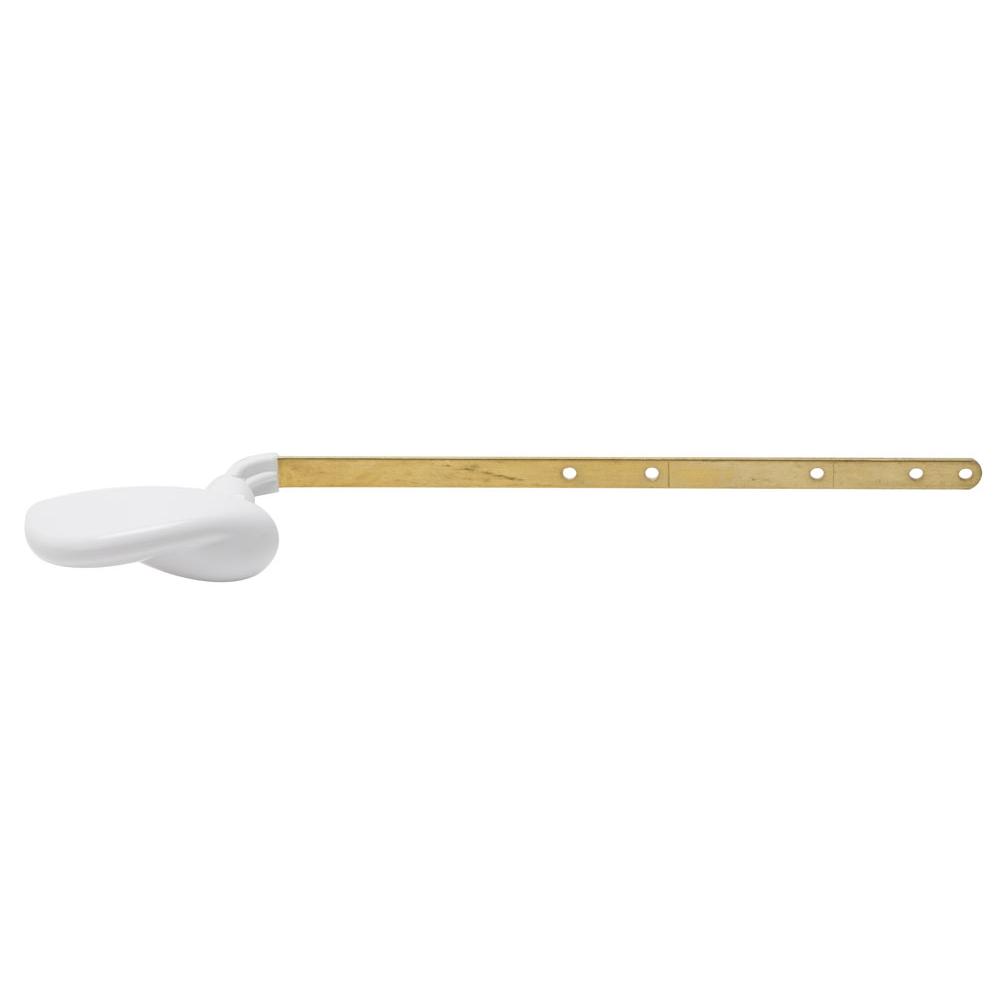 Fluidmaster Stylized white finish handle. Universal fit.  Easy to install.  Durable metal arm