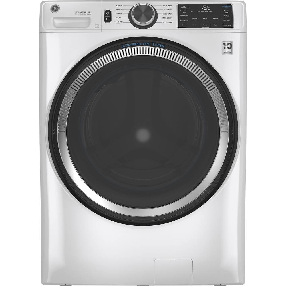 GE Appliances GE 4.8 cu. ft. Capacity Smart Front Load ENERGY STAR Washer with UltraFresh Vent System with OdorBlock