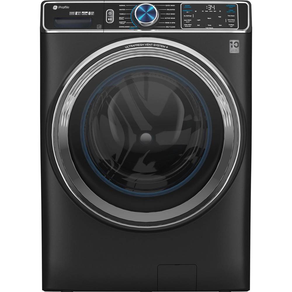 GE Profile Series 5.3 Cu. Ft. Capacity Smart Front Load Energy Star Steam Washer With Adaptive Smartdispenseultrafresh Vent System Pluswith Odorblock