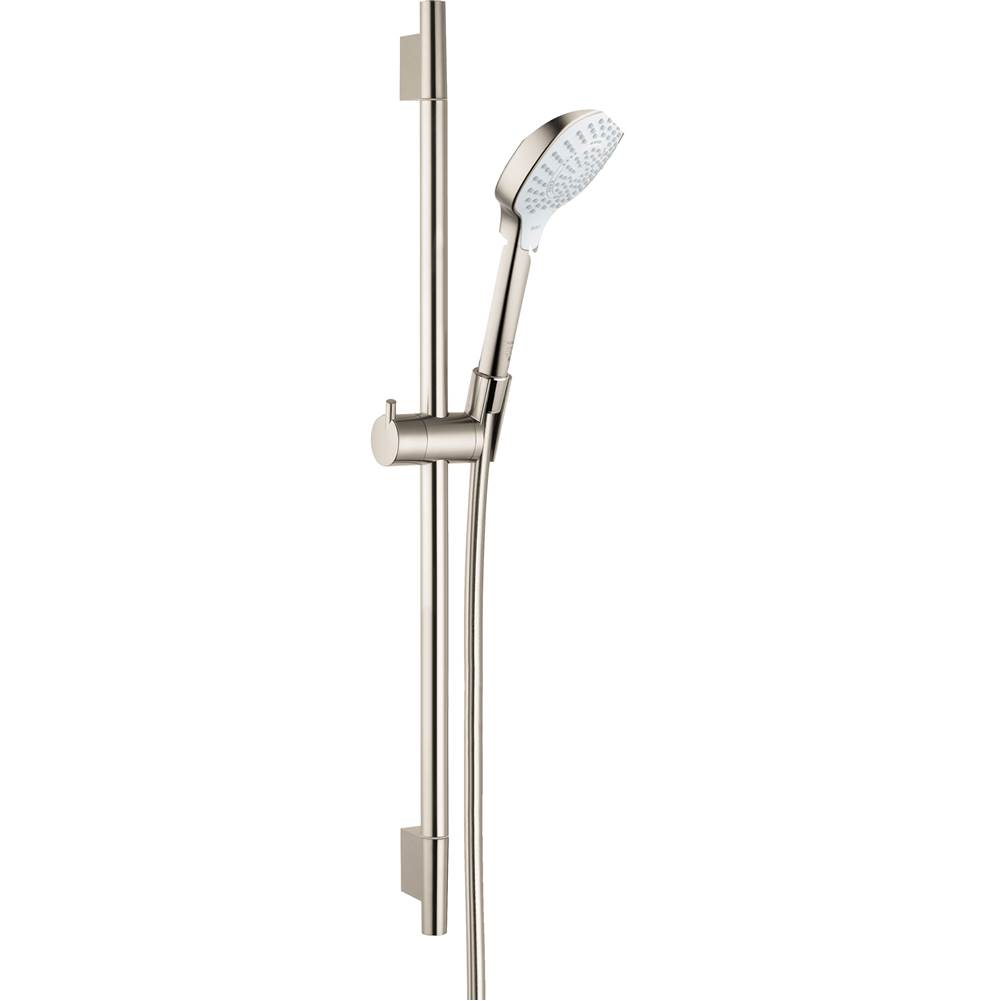 Hansgrohe Croma Select E Wallbar Set 110 3-Jet 24'', 2.5 GPM in Brushed Nickel