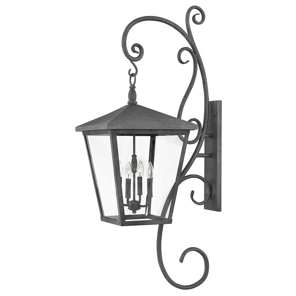 Hinkley Lighting Extra Large Wall Mount Lantern with Scroll