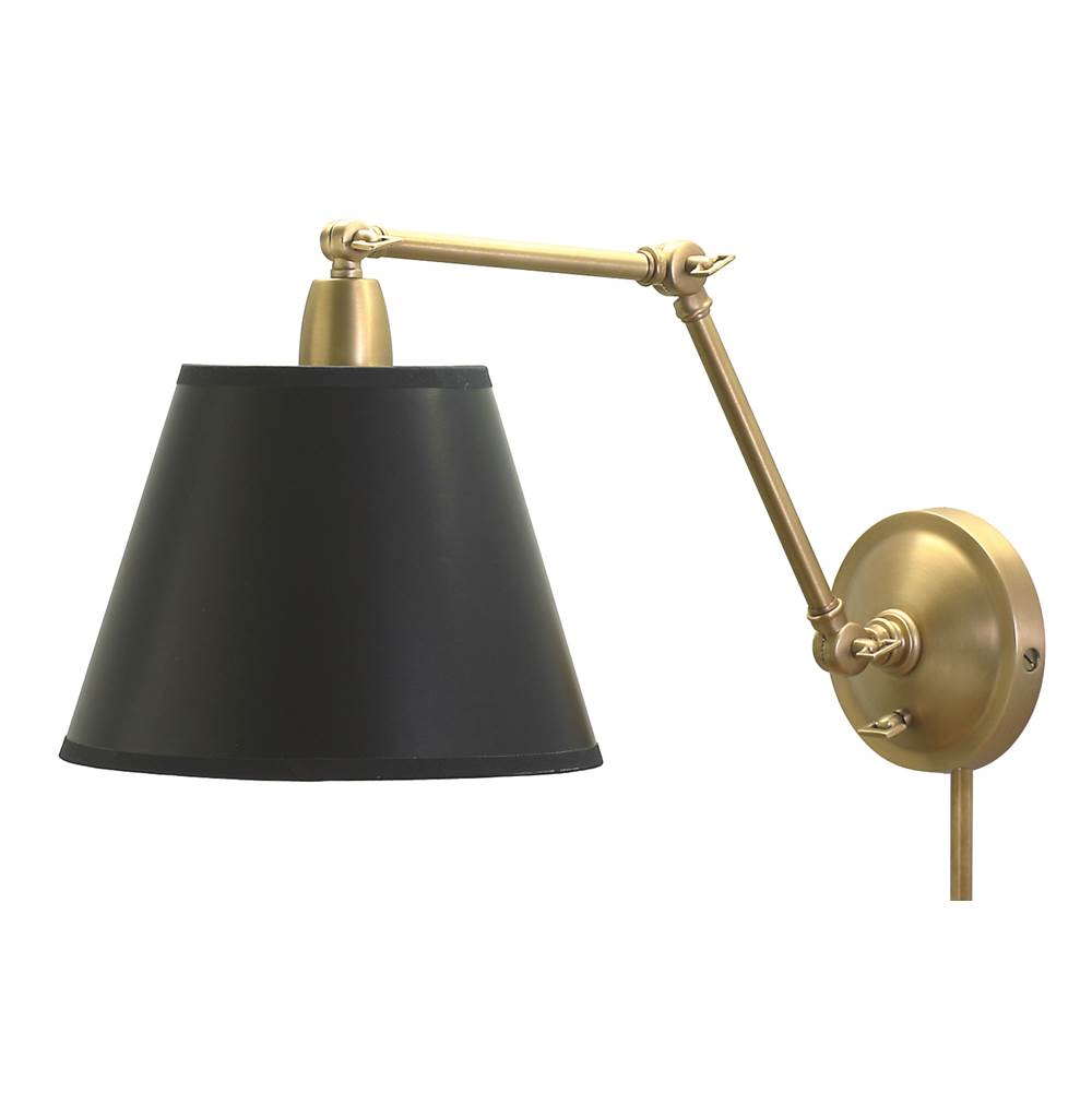 House Of Troy Library Lamp 20'' Weathered Brass