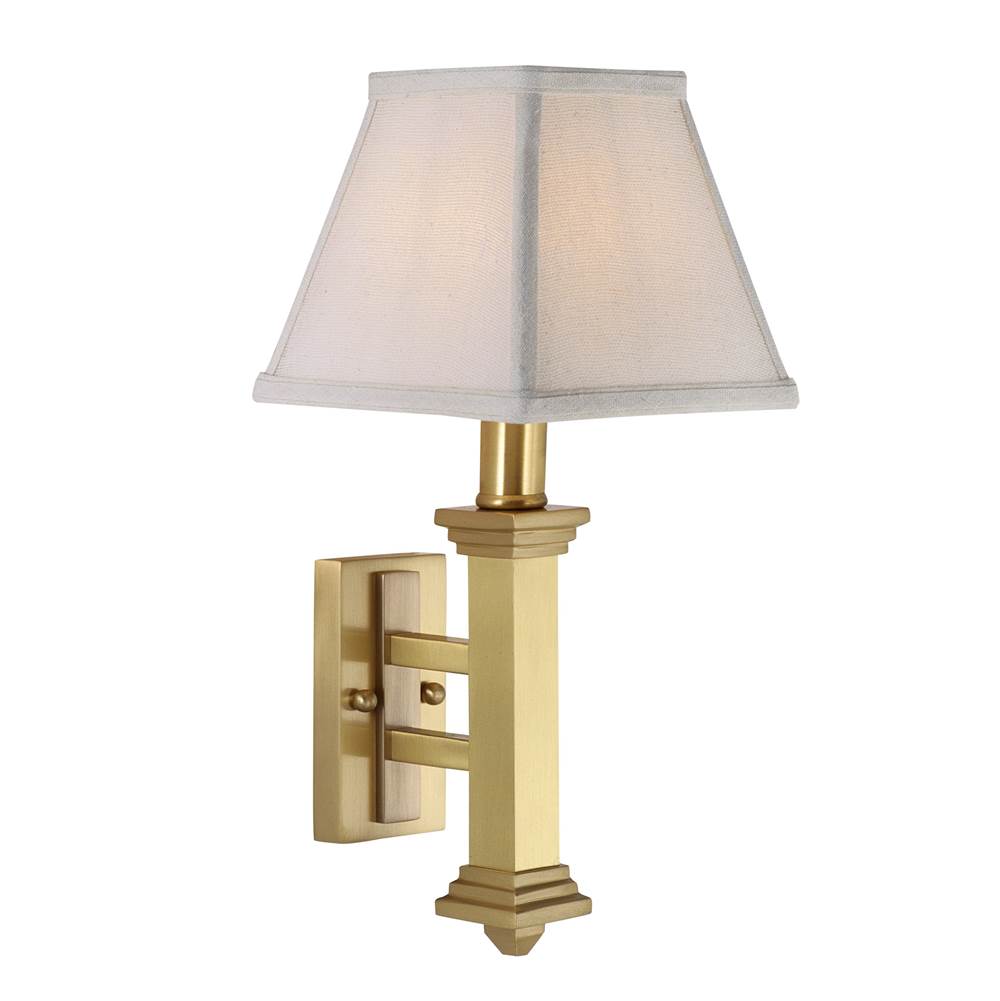 House Of Troy Wall Sconce Satin Brass