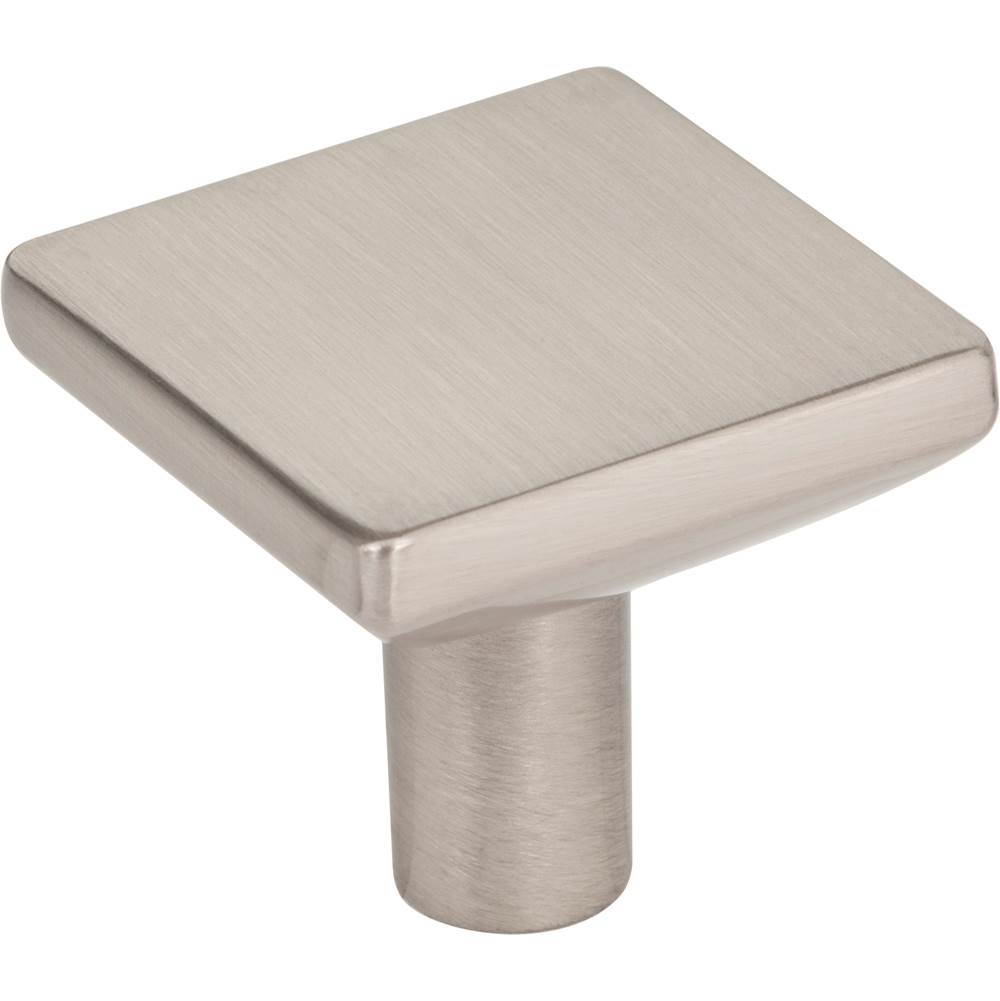 Hardware Resources 1-1/4'' Overall Length Satin Nickel Walker 1 Square Knob