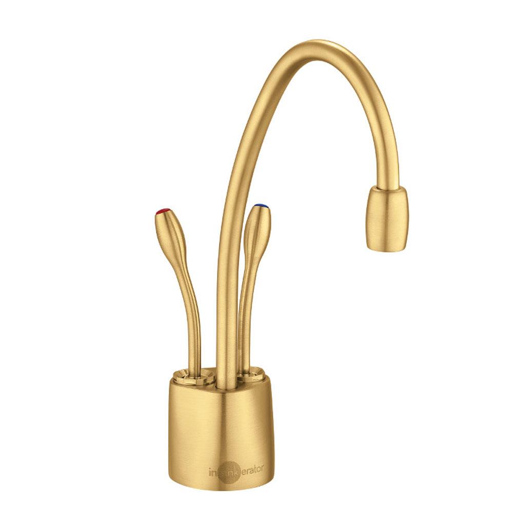 Insinkerator Indulge Contemporary F-HC1100 Instant Hot/Cool Water Dispenser Faucet in Brushed Bronze