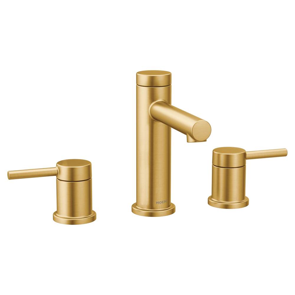 Moen Align 8 in. Widespread 2-Handle Bathroom Faucet Trim Kit in Brushed Gold (Valve Sold Separately)