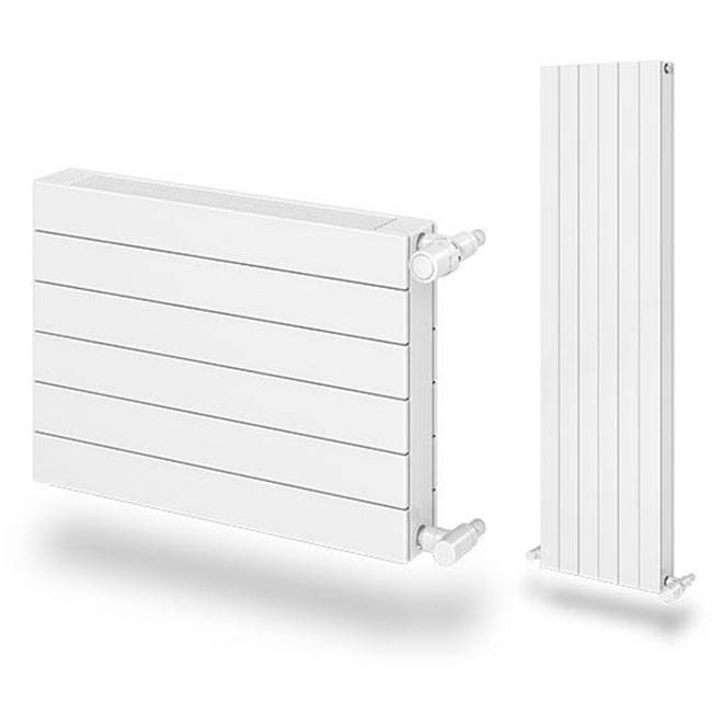 Myson Decor Flat Tube Style 23''H x 4''-8''L Radiator 3246 BTUH/Ft. (includes plug & vent) ''Special Order...
