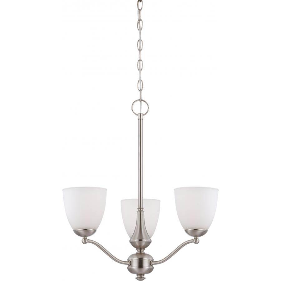 Nuvo Patton 3 Light Chandelier/Up