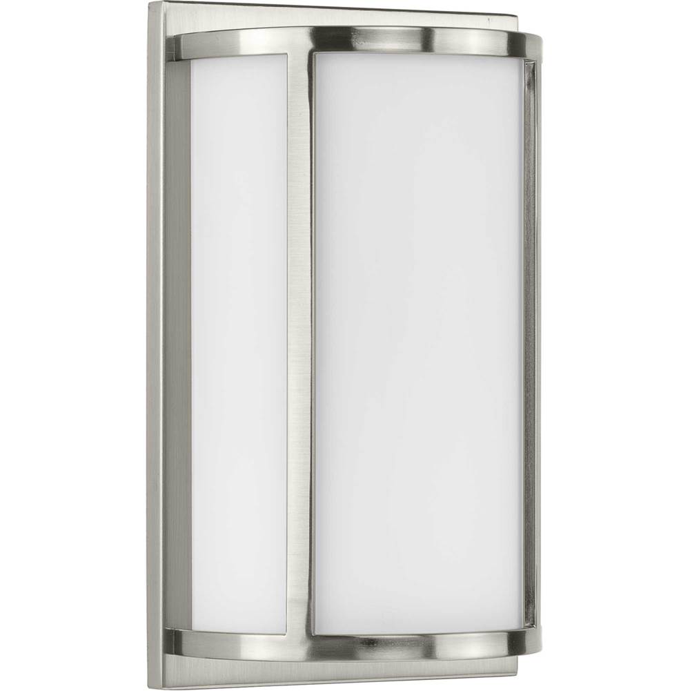 Progress Lighting Parkhurst Collection Two-Light Brushed Nickel Etched Glass New Traditional Wall Sconce