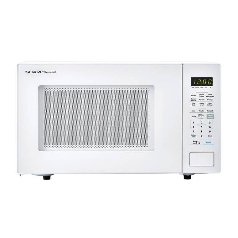 Sharp 1.4 CF Microwave 1000W 12.75'' Turntable Sensor Bezel-les