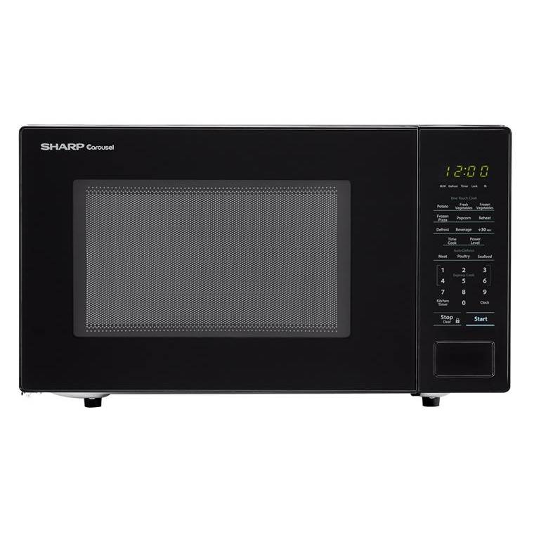 Sharp 1.1 CF Touch Microwave 1000W 11.25'' Turntable Bezel-less