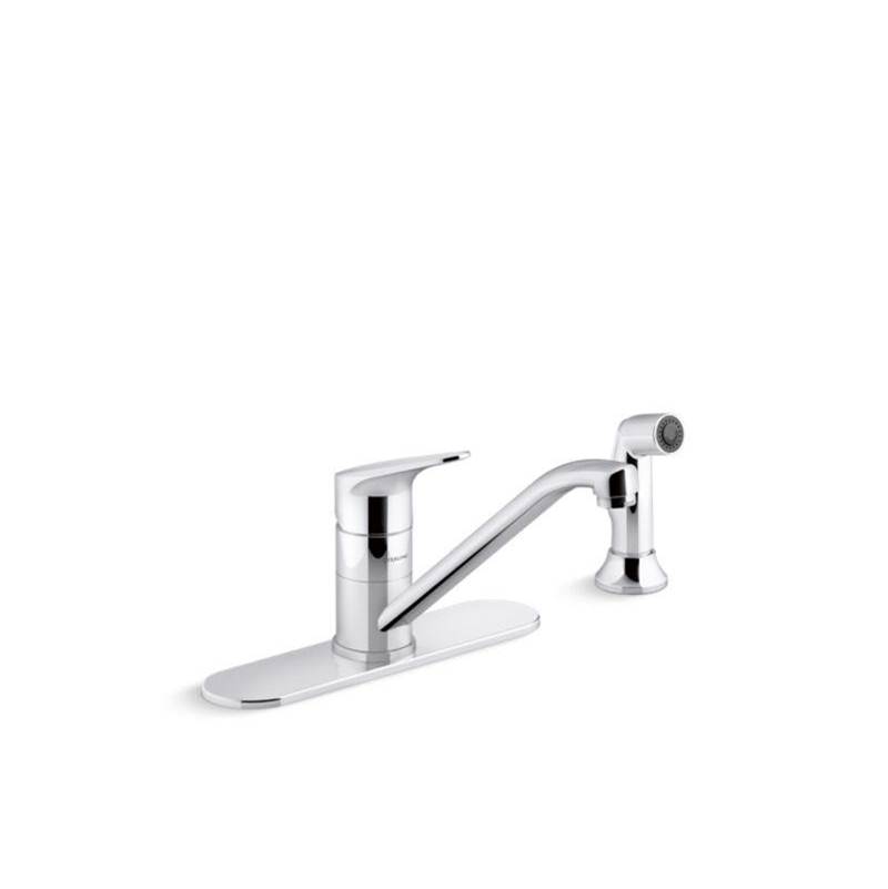 Sterling Plumbing Valton™ Single-handle kitchen sink faucet with sidespray