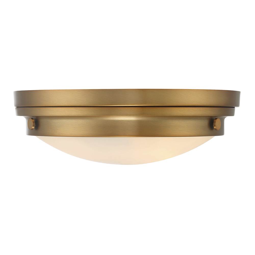 Savoy House Lucerne 3-Light Ceiling Light in Warm Brass