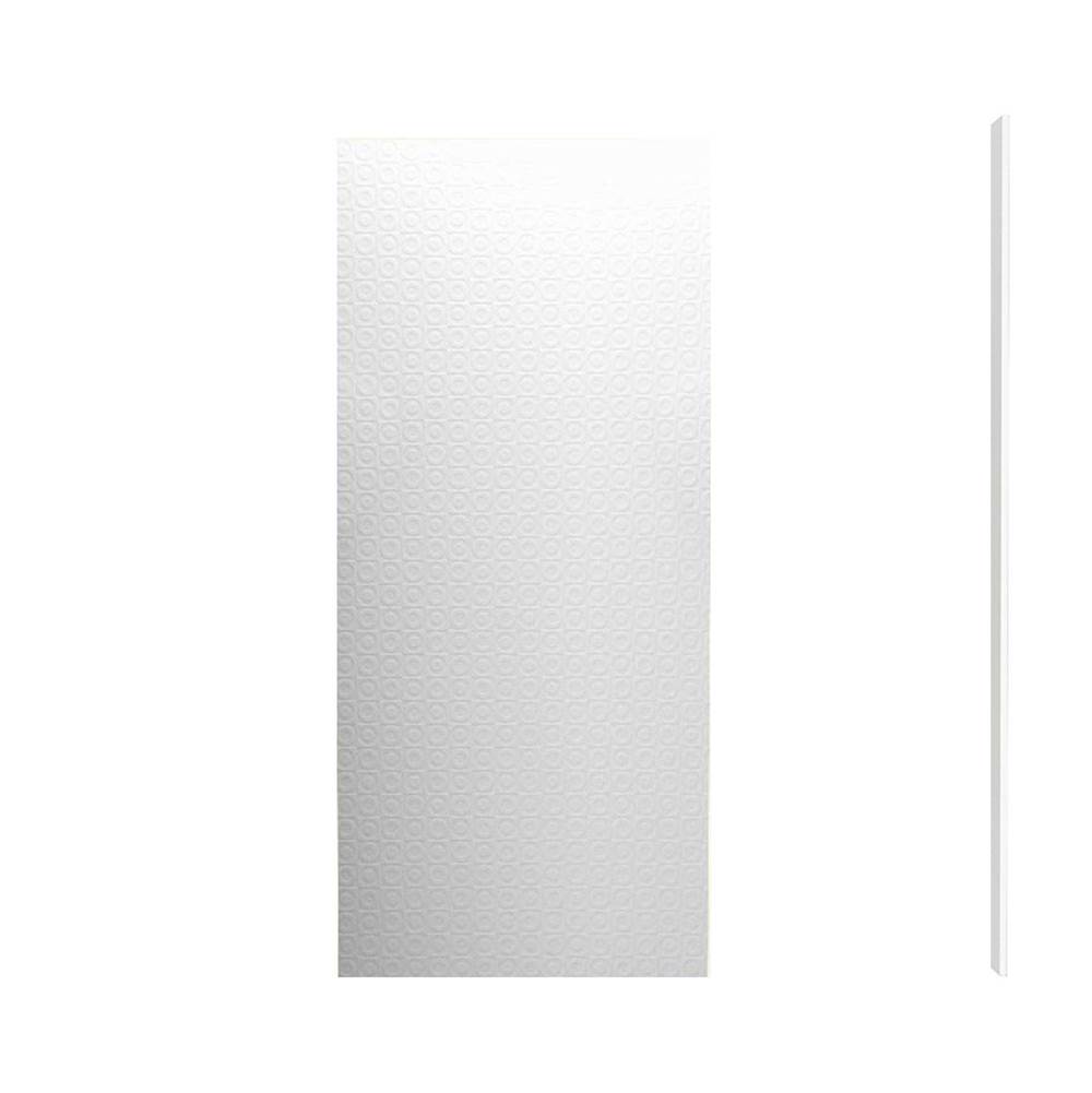 Swan DWP-3696BA-1 36 x 96 Swanstone Barcelona Glue up Decorative Wall Panel in White