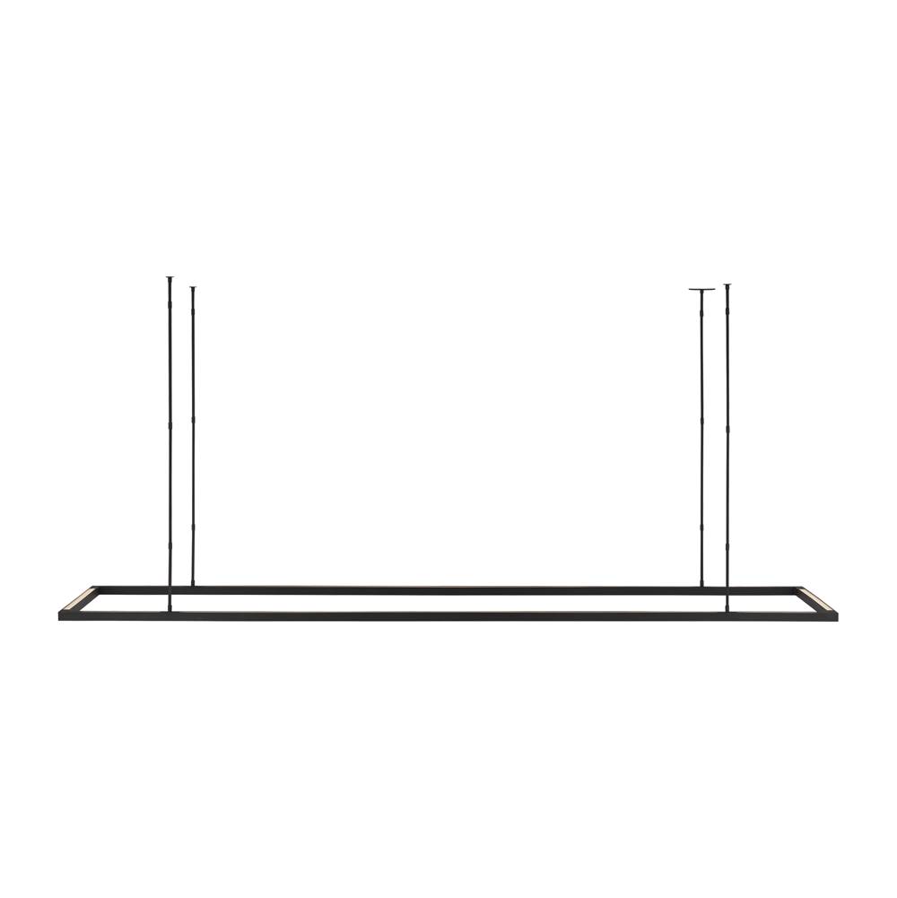 Visual Comfort Modern Collection Stagger Halo 84 Uplight Linear Suspension
