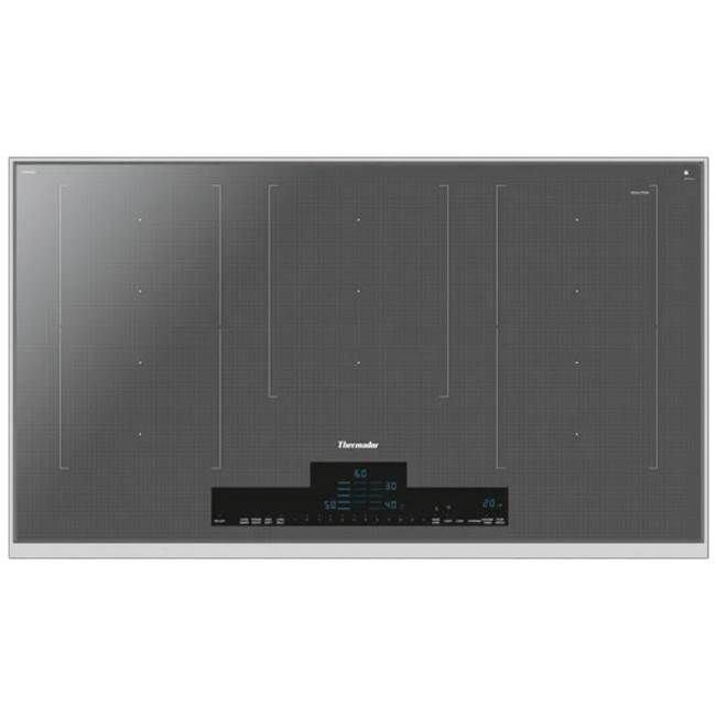Thermador Liberty Induction Cooktop, 36'', Silver Mirror, Frame