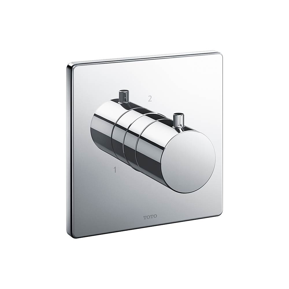 TOTO Toto® Square Two-Way Diverter Shower Trim, Polished Chrome