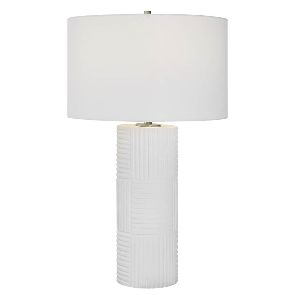 Uttermost Uttermost Patchwork White Table Lamp