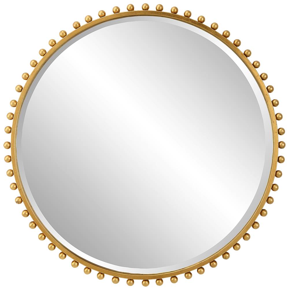 Uttermost Uttermost Taza Gold Round Mirror