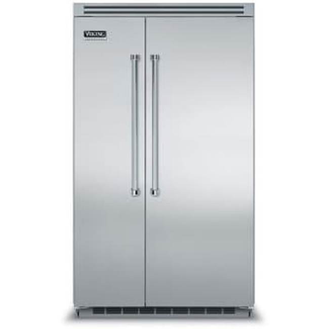 Viking 48''W. BI Side-by-Side Refrigerator/Freezer-Stainless