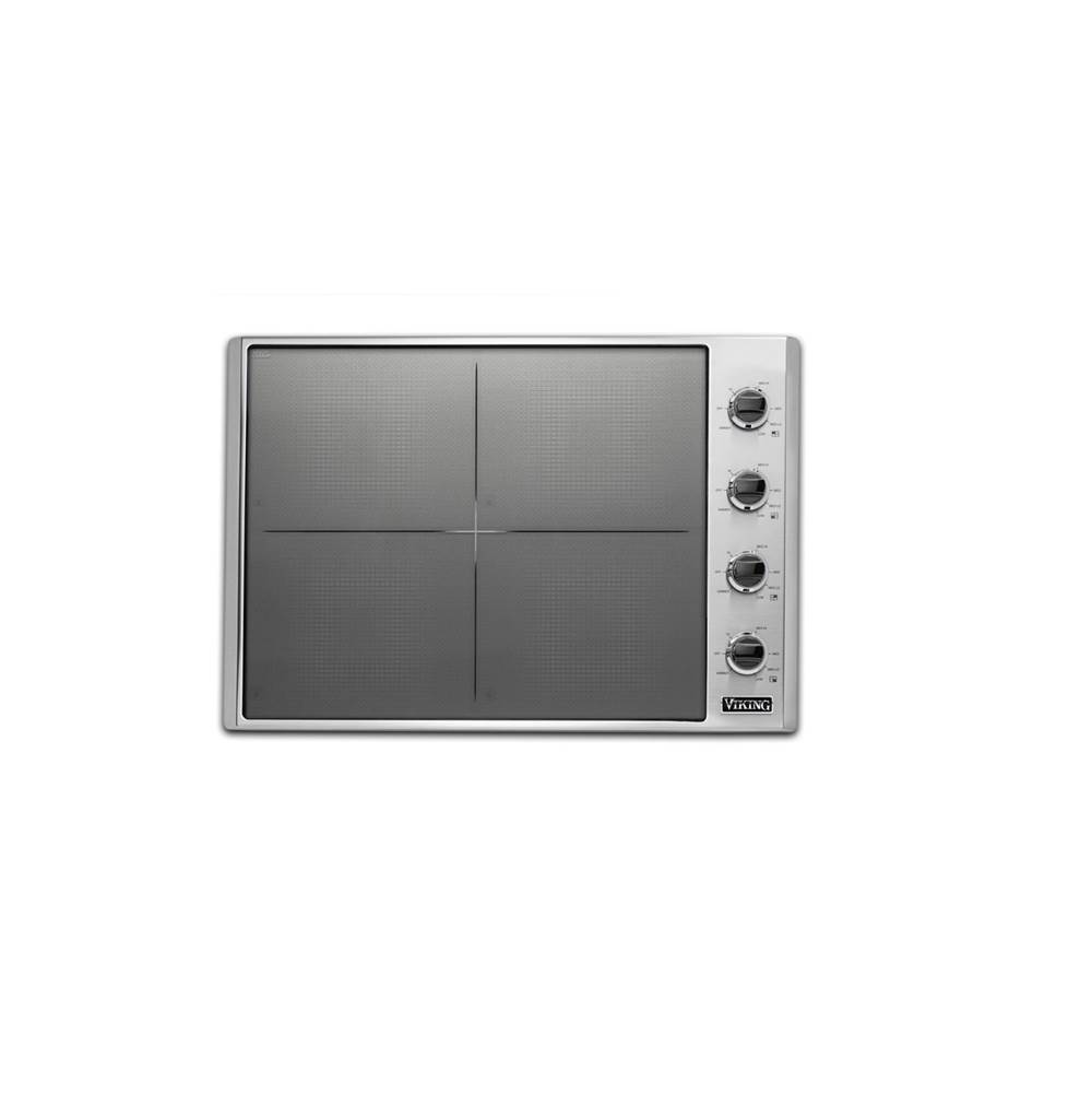 Viking 30''W. Induction Cooktop-4 Burners-Stainless Black
