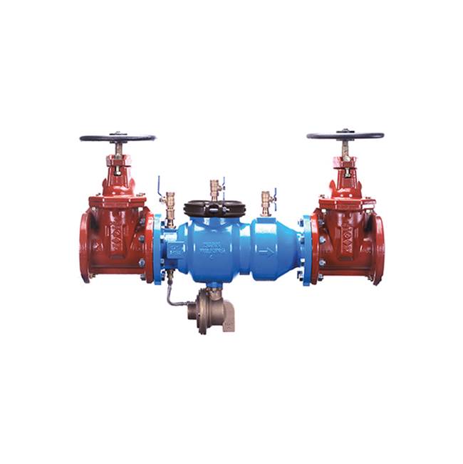 Zurn Industries Reduced Pressure Principle Assy, Lead-Free, Flanged Body, Flanged x Flanged, Less Gate Valves, BS10E Flanges
