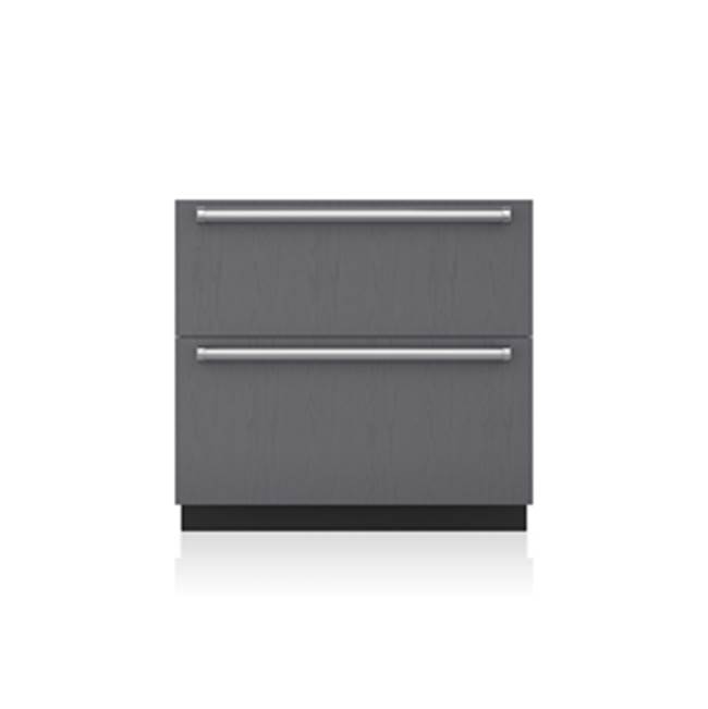 Subzero 36'' Designer Refrigerator/Freezer Drawers - Panel Ready