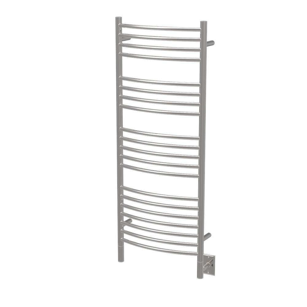 Amba Products Amba Jeeves 20-1/2-Inch x 53-Inch Curved Towel Warmer, Polished