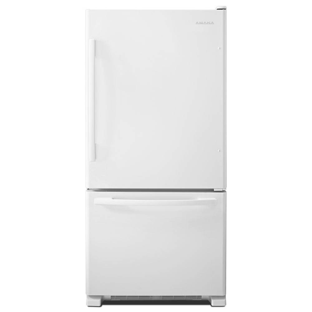 Amana 33-inch Wide Amana Bottom-Freezer Refrigerator with EasyFreezer™ Pull-Out Drawer - 22 cu. ft. Capacity