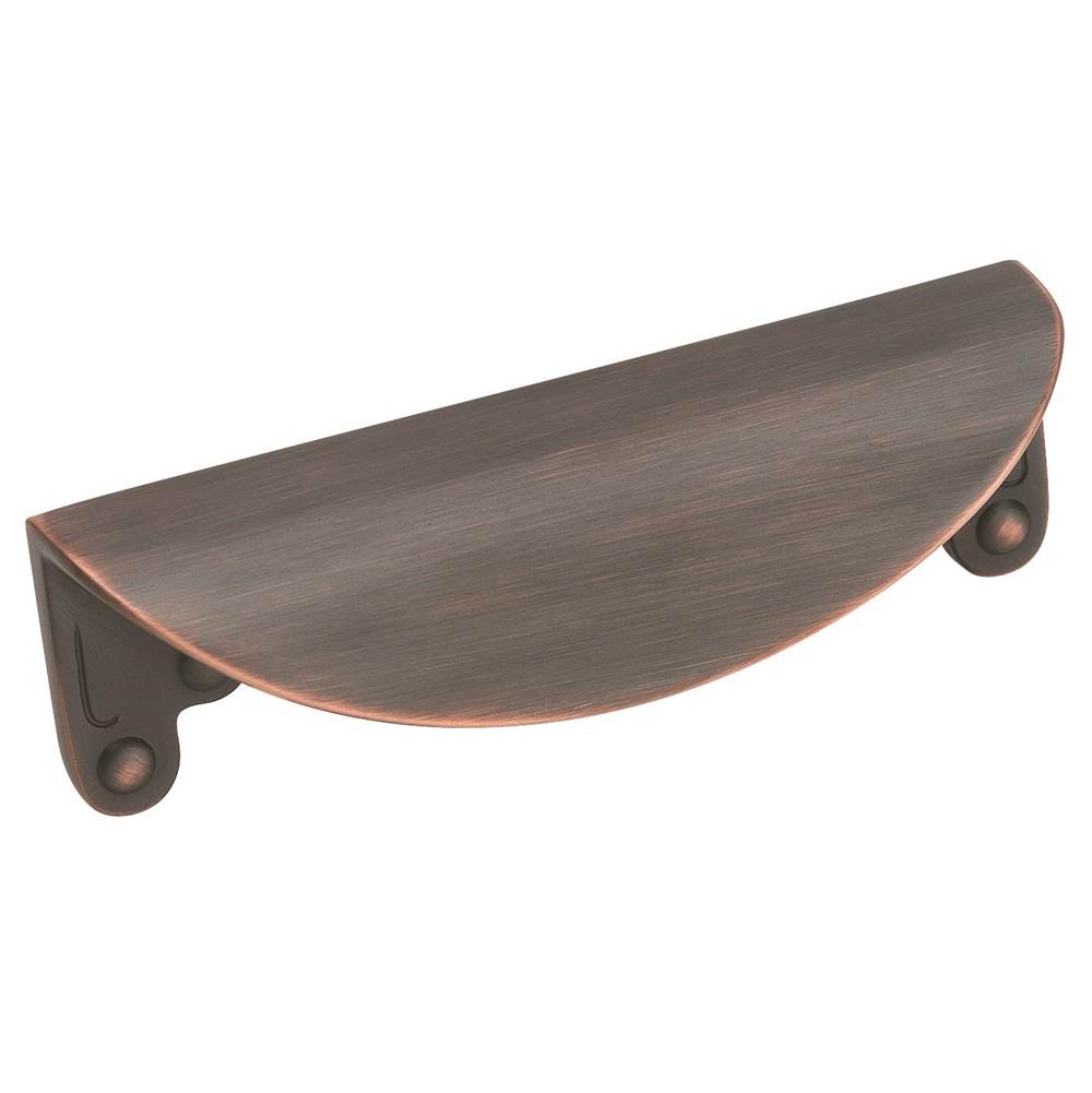 Amerock Inspirations 3 in (76 mm) Center-to-Center Oil-Rubbed Bronze Cabinet Cup Pull