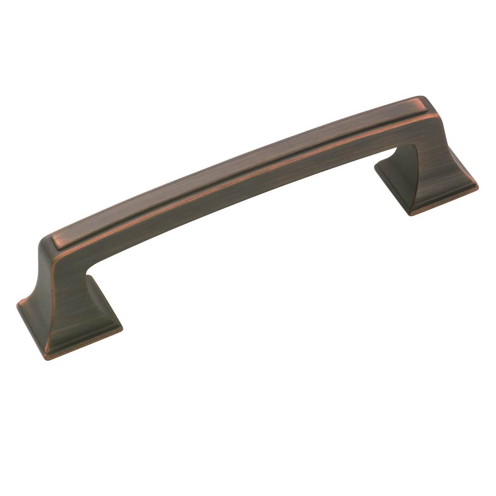 Amerock Mulholland 3-3/4 in (96 mm) Center-to-Center Oil-Rubbed Bronze Cabinet Pull
