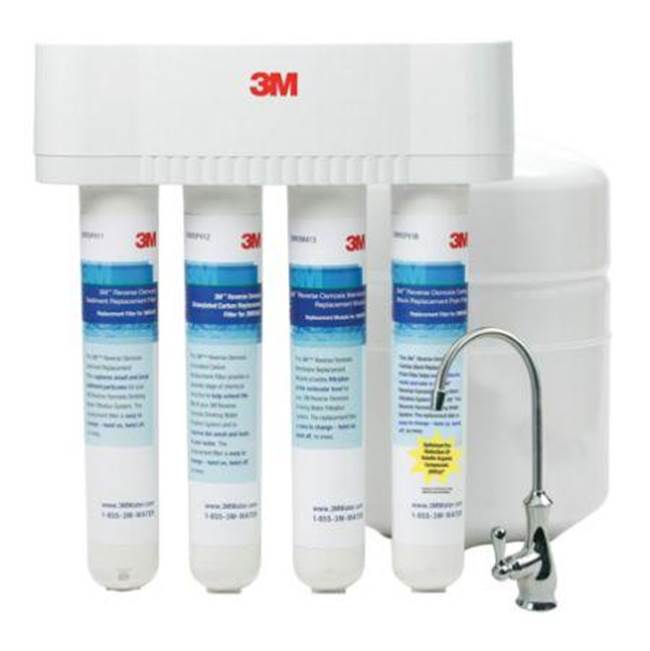 Aqua Pure Under Sink Reverse Osmosis Water Filtration System 3MRO401-01A, 5 um