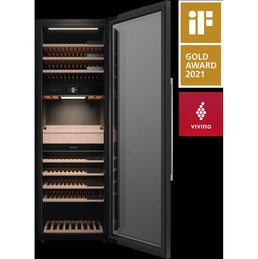 Asko 3-Zone Wine Climate Cabinet, 27 1/2'' Holds 189 Bottles