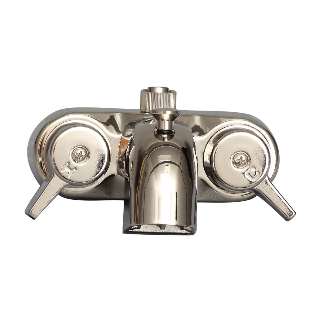 Barclay Diverter Bathcock Spout 3/8'' Connection, Polished Nickel