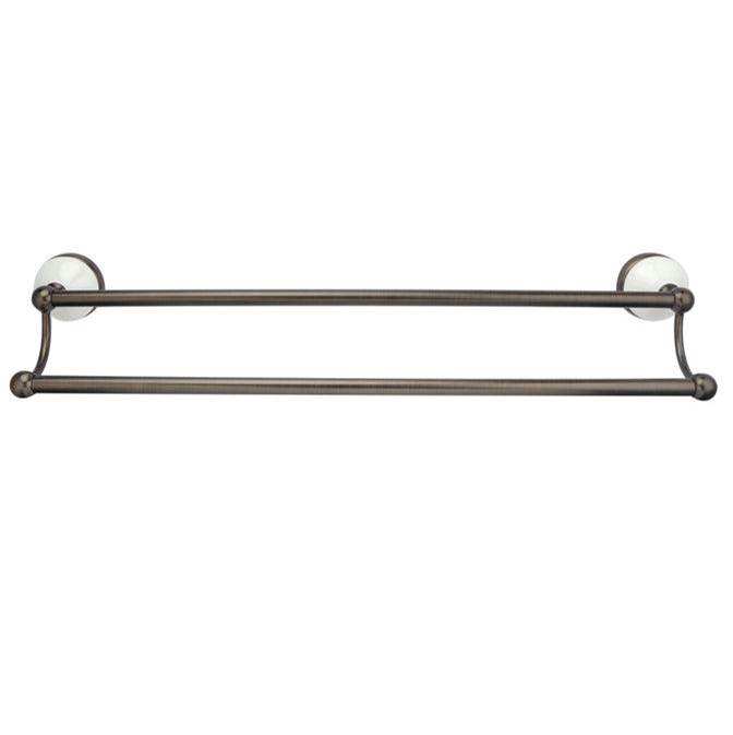 Barclay Anja Double Towel Bar, 24'',Oil Rubbed Bronze