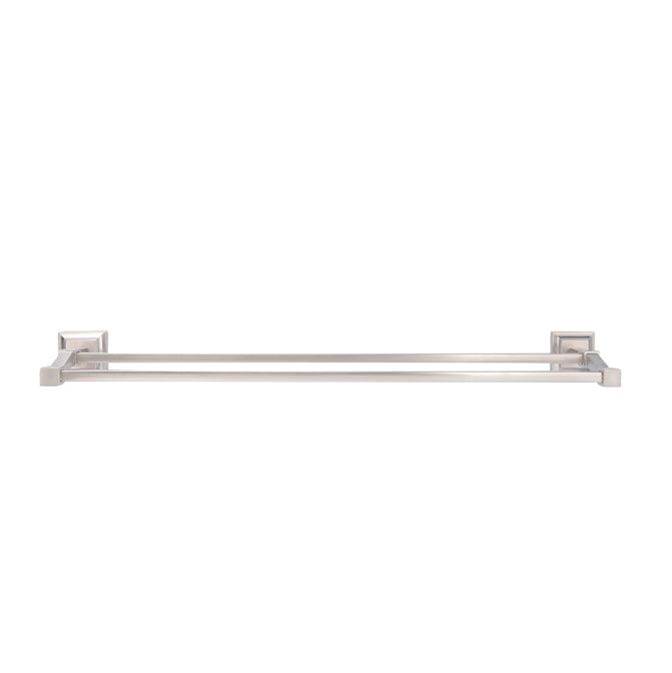 Barclay Stanton Double Towel Bar, 24'',Brushed Nickel