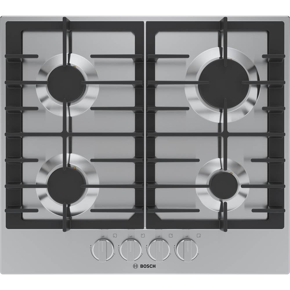 Bosch 36'' Gas Cooktop, 500 Series, Stainless Steel