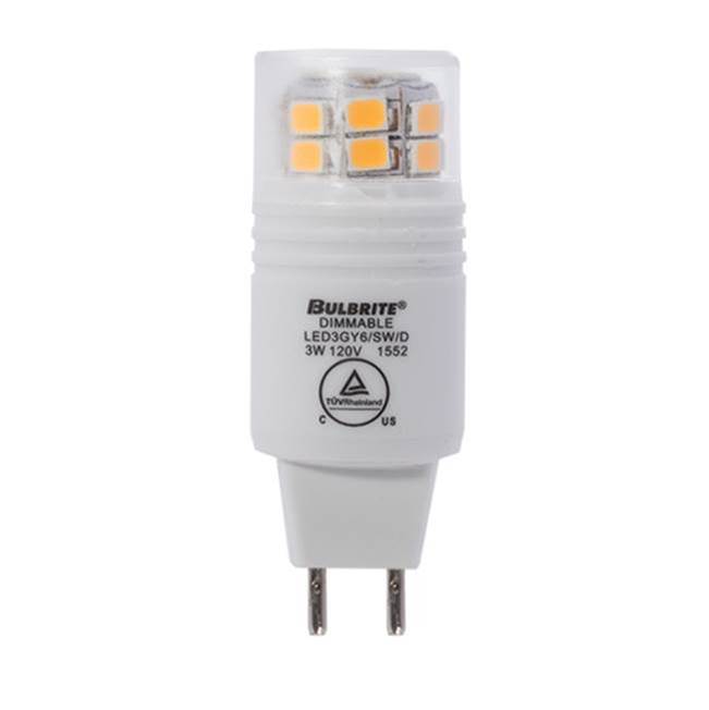 Bulbrite 3W Led Gy6 3000K 120V Dimmable